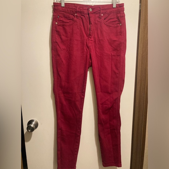 Judy Blue Denim - Judy Blue Bold Red Skinny Jeans